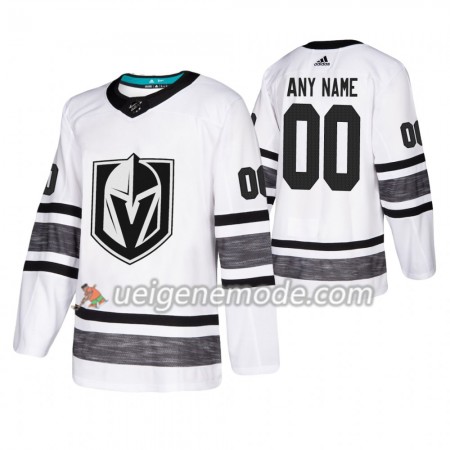 Herren Eishockey Vegas Golden Knights Trikot Custom 2019 All-Star Adidas Weiß Authentic
